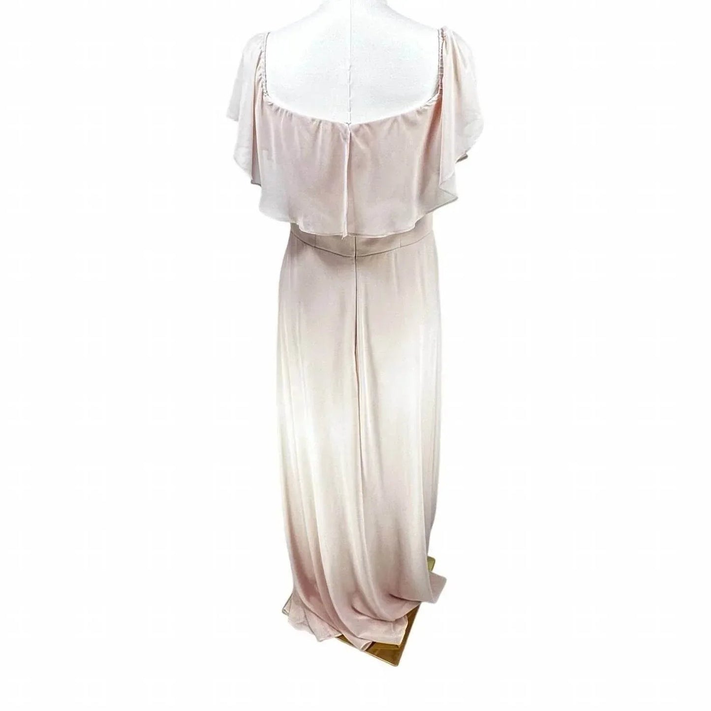 Off The Shoulder Chiffon Bridesmaid Dress