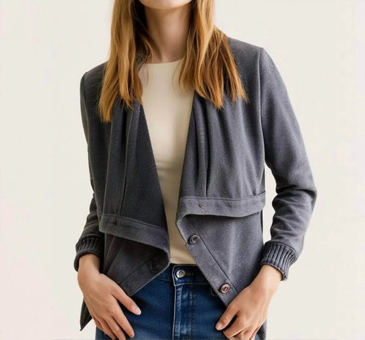 Cascade Button Up Cardigan