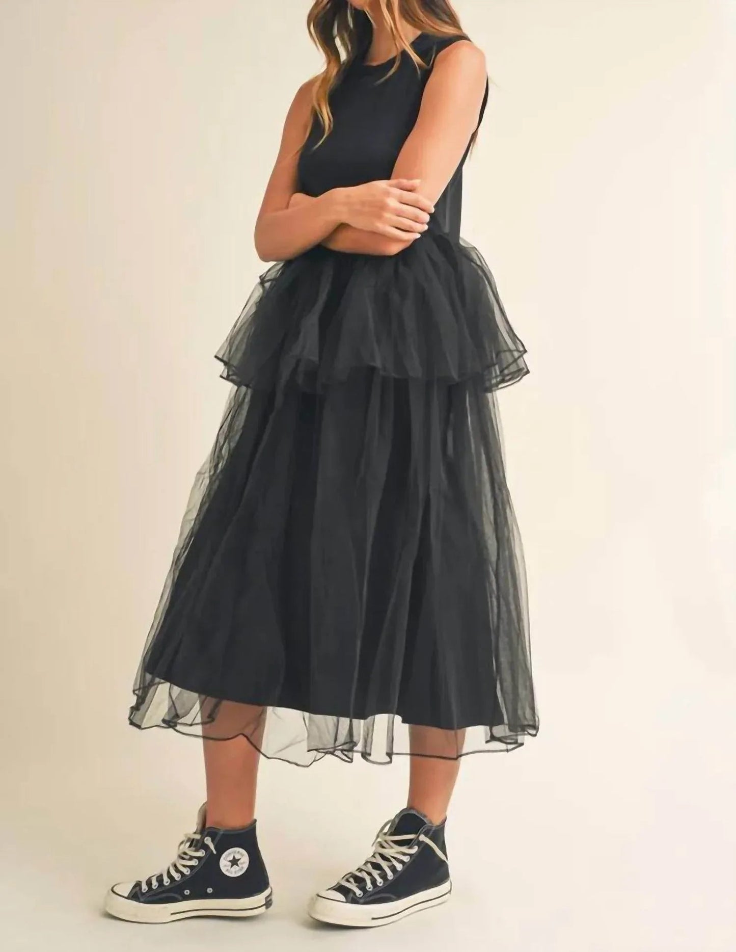 Talia Tule Dress