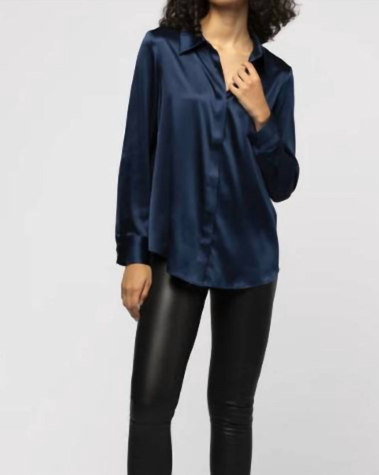 Leder-Stretch-Leggings