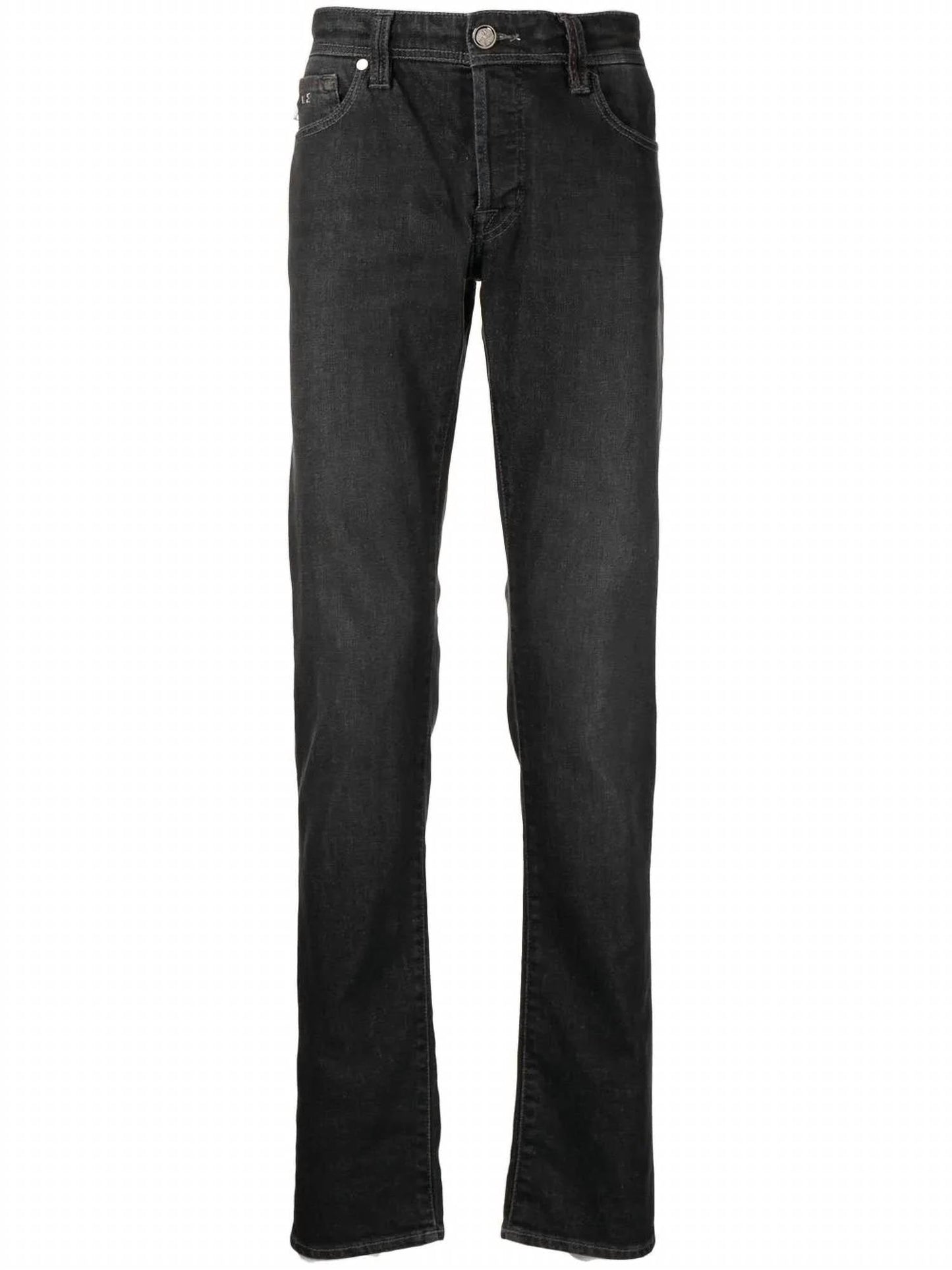 Leonardo Stretch-Jeans mit schmalem, geradem Bein
