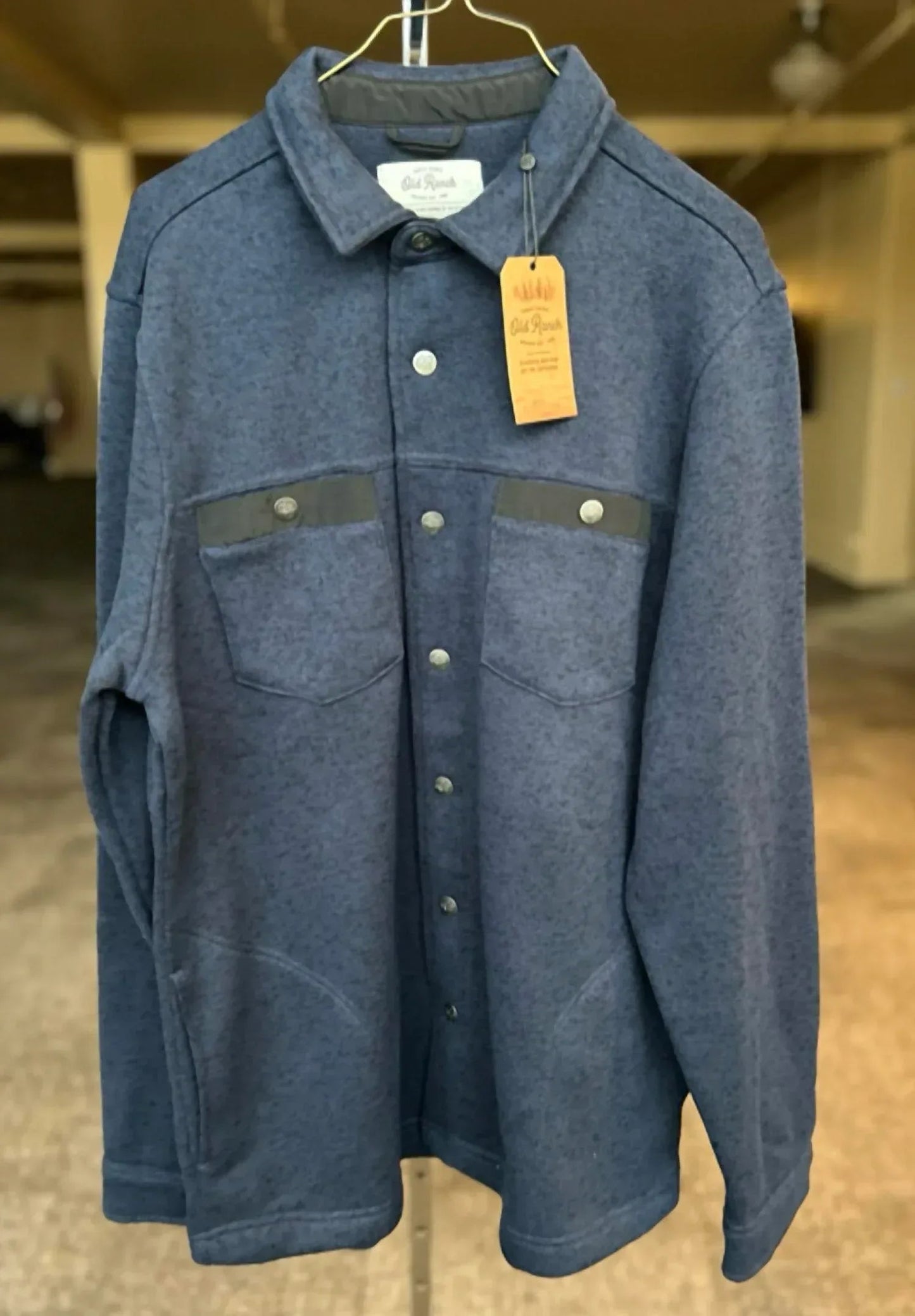 Herren Palmer Fleece-Oberhemd