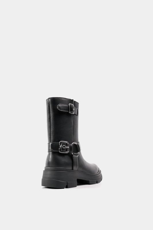 Women's Leather Combat Boots