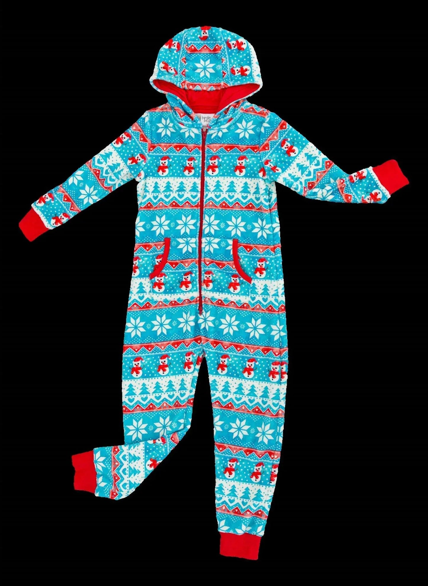 Kid's Microfleece Hooded Jumpsuit