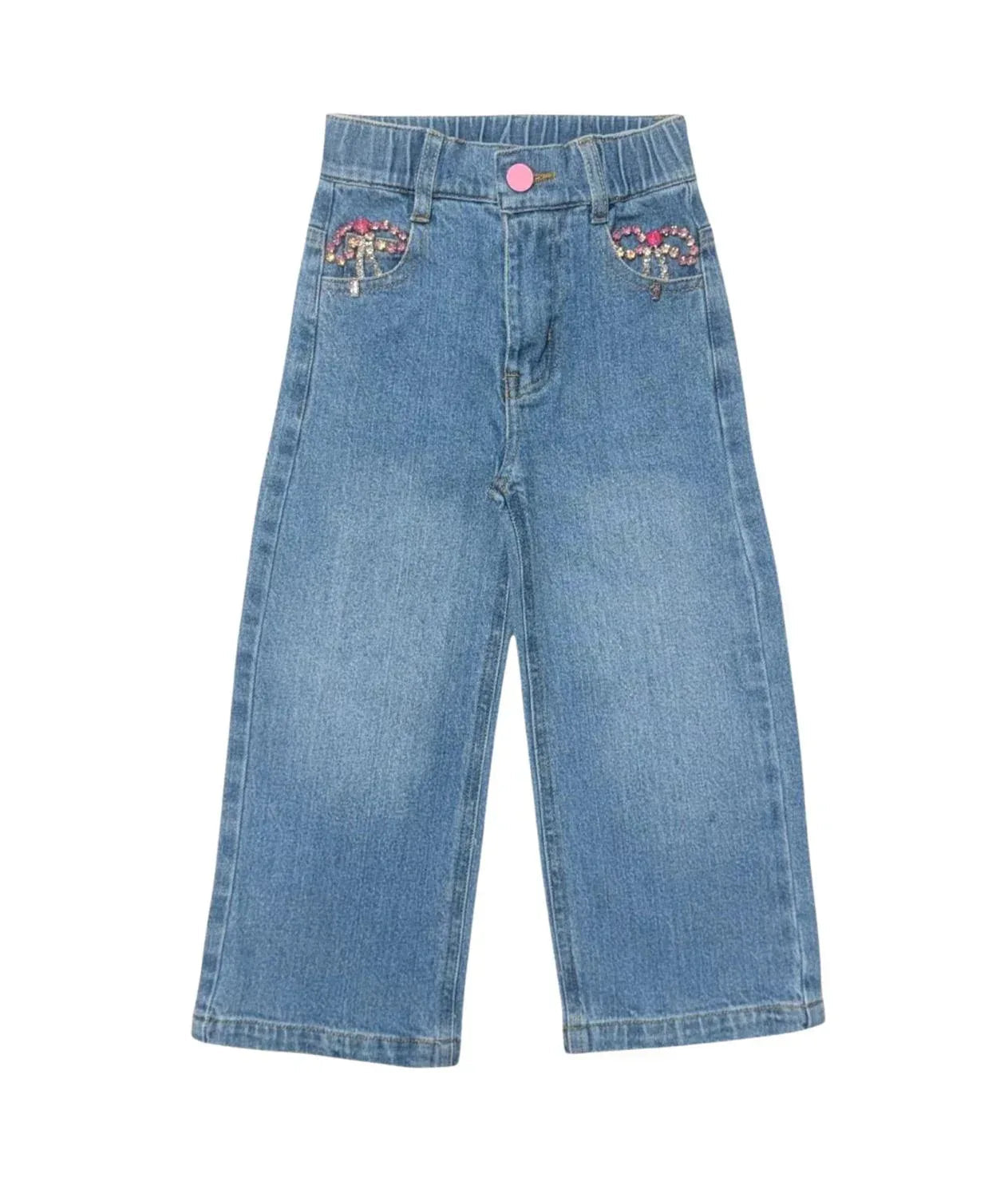 Girls Hailey Bow Jeans
