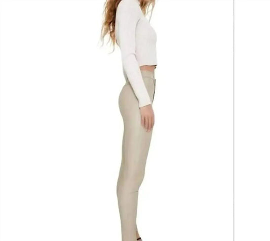 Coated Skinny Leggings