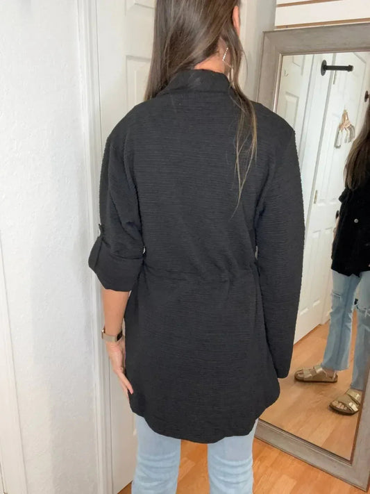 Belinda Textured Layering Jacket