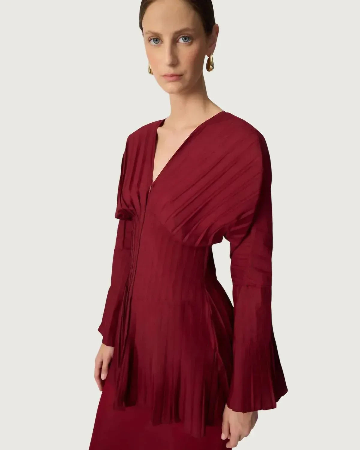 Rachel Pleated Tunic Top