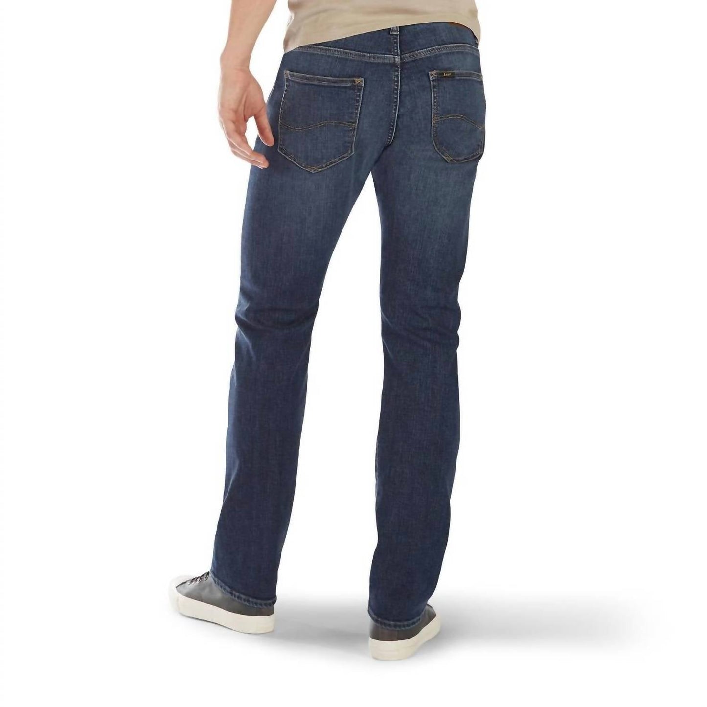 Herren-Jeans, schmal geschnittenes, gerades Bein