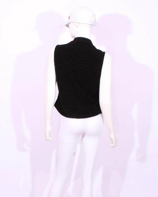 Women's Leopard Reversible Vest