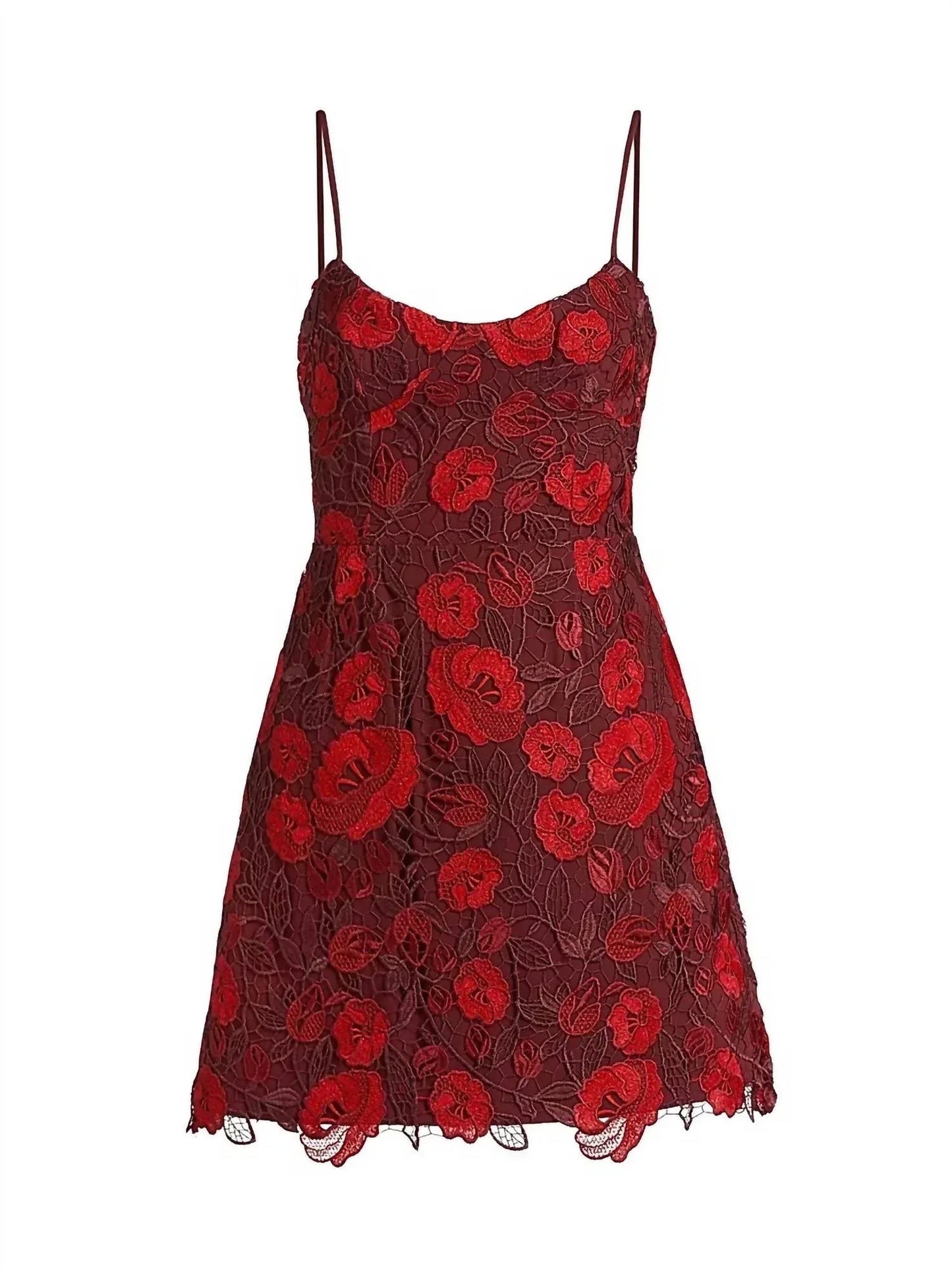 Damen Arielle Ärmelloses kurzes Kleid