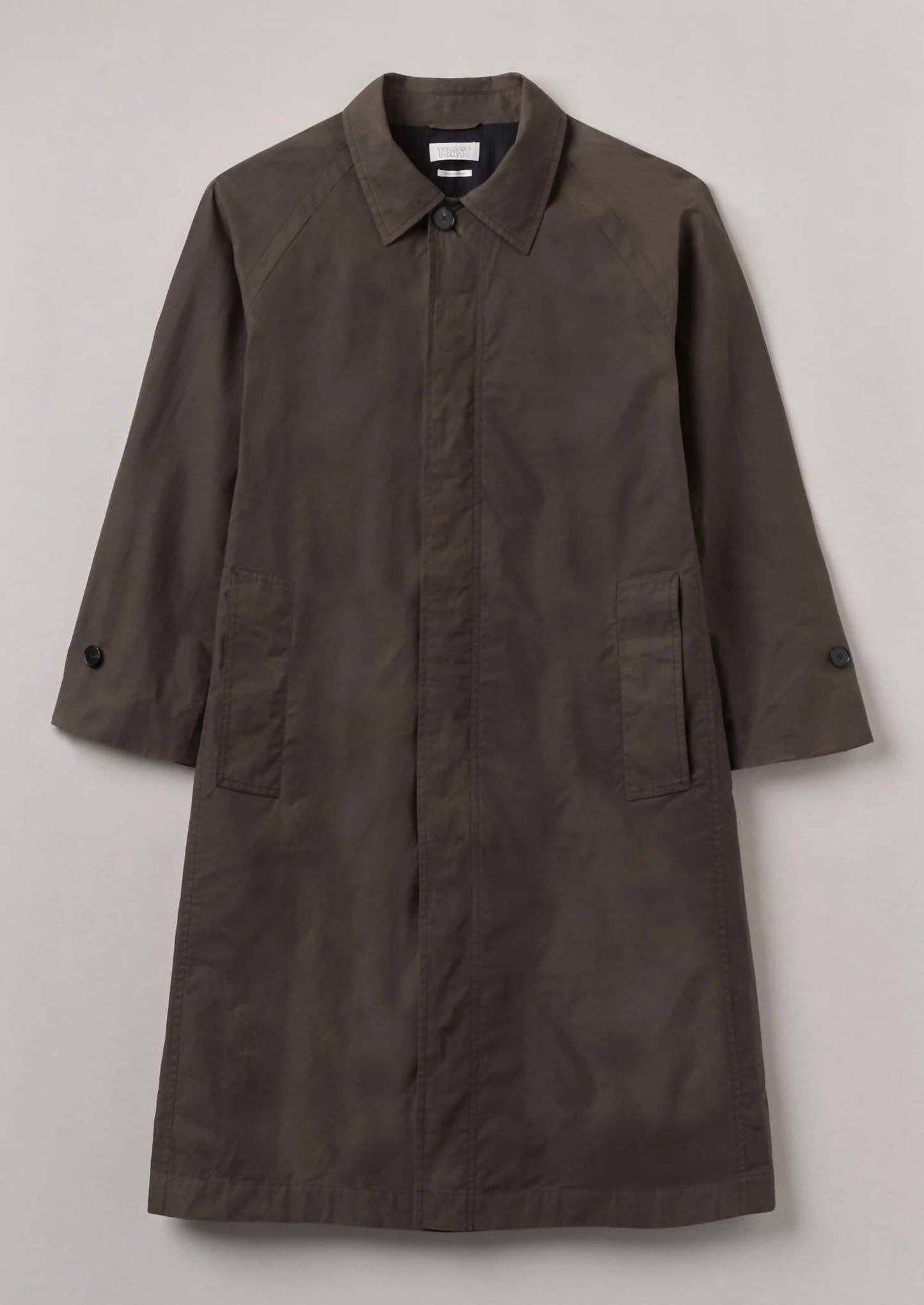 Trenchcoat aus gewachster Baumwolle