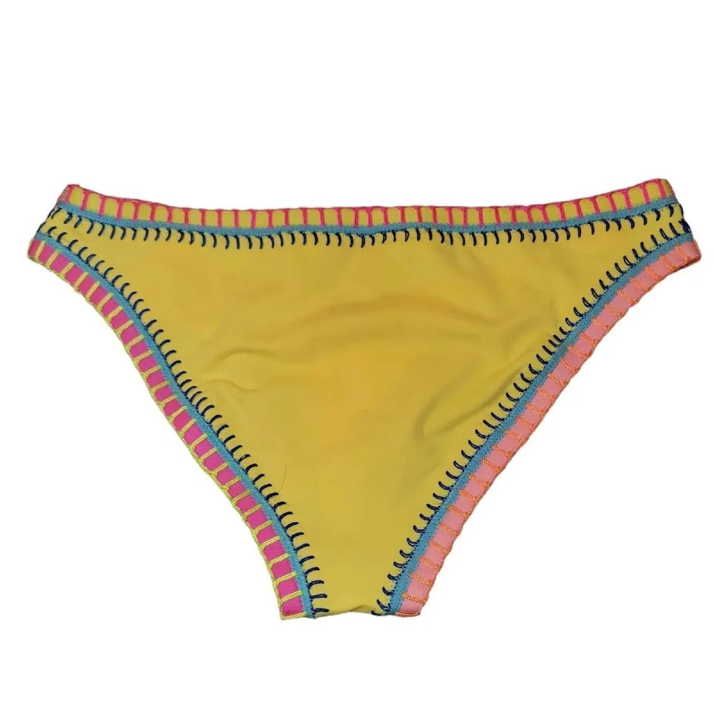 Stitched Scoop Bikini Bottoms