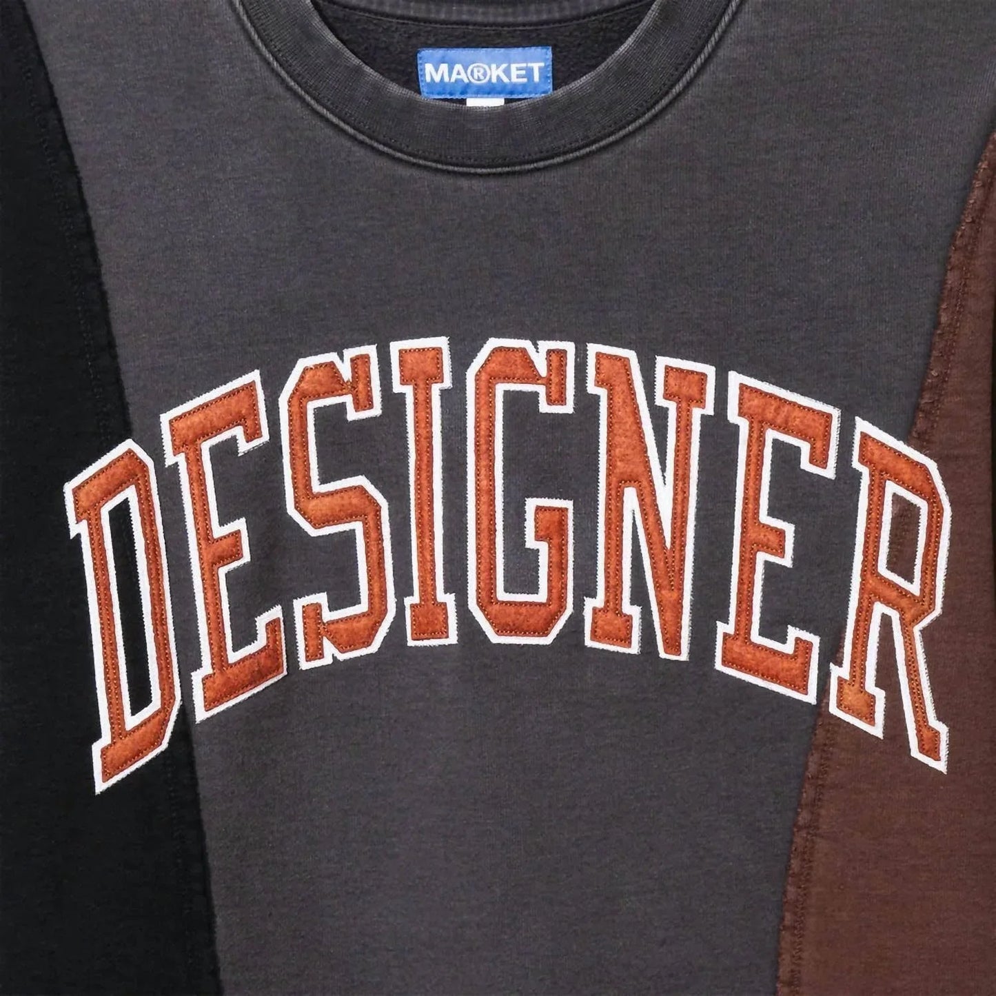 DAMEN DESIGNER ARC 3-PANEL RUNDHALSSWEATSHIRT