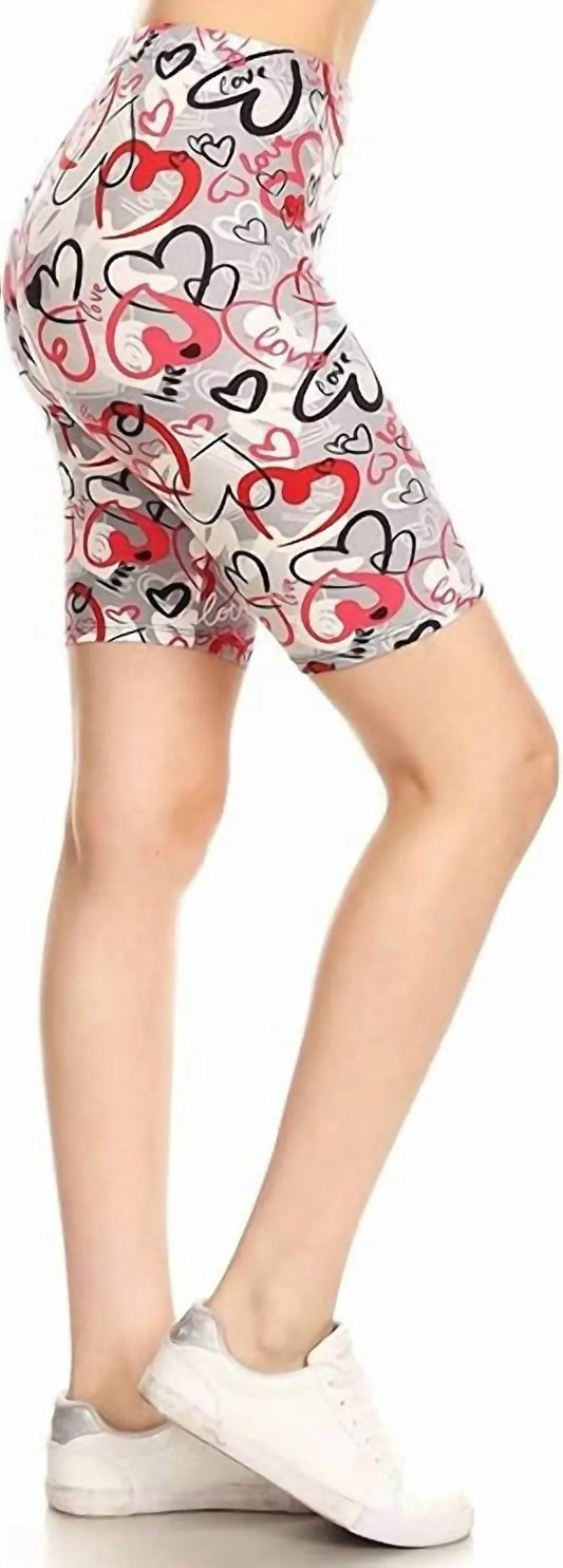 Valentinstag Biker Babe Shorts