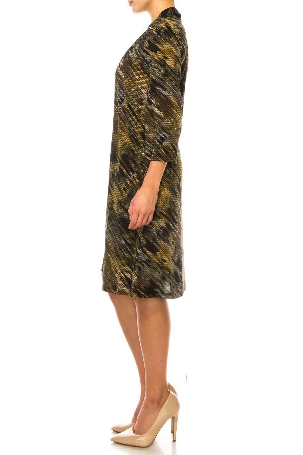 Open-front Faux Jacket Dress