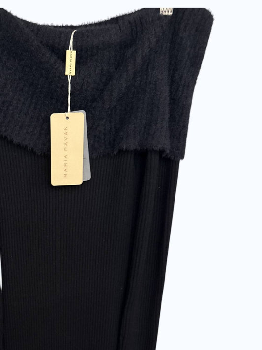 Damen Bardot Maxikleid