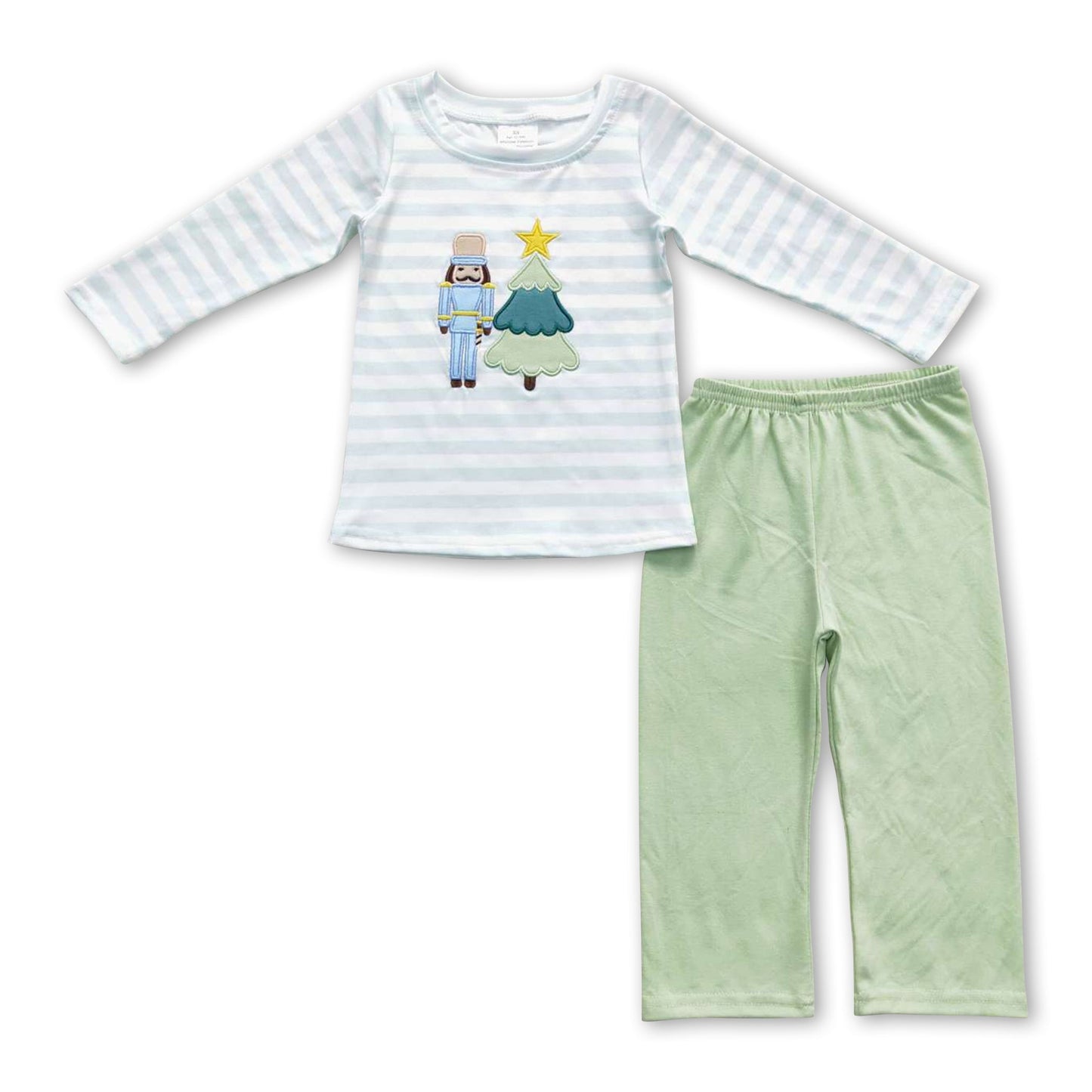 Weihnachtsbaum Streifen Top Hose Ballett Kinder Jungen Outfits