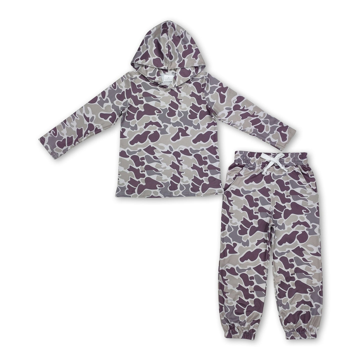 Camo Hoodie-Taschenhose Kinder-Kleidungsset