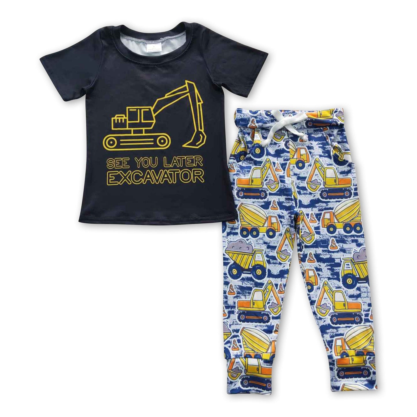 Bis später, Bagger-Kinder-Jungen-Outfits