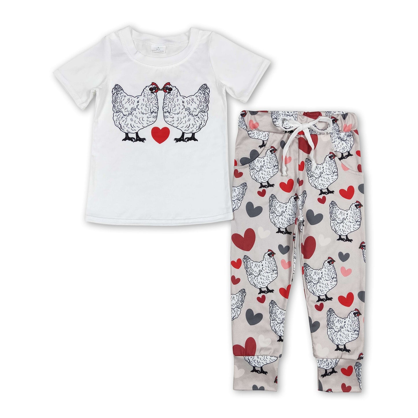Hühner Kinder Junge Valentinstag Outfits