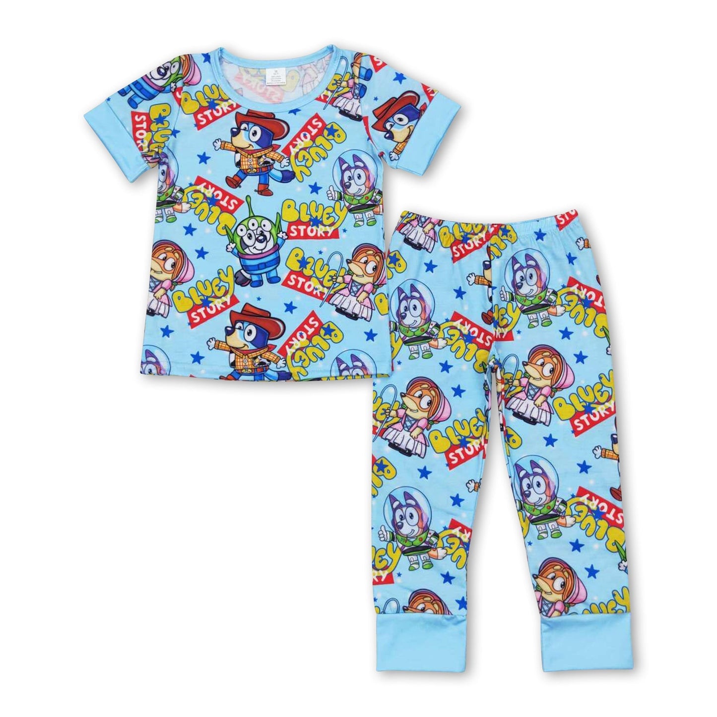 Kurzarm Hunde-Spielzeug Hose Kinder Jungen Pyjama