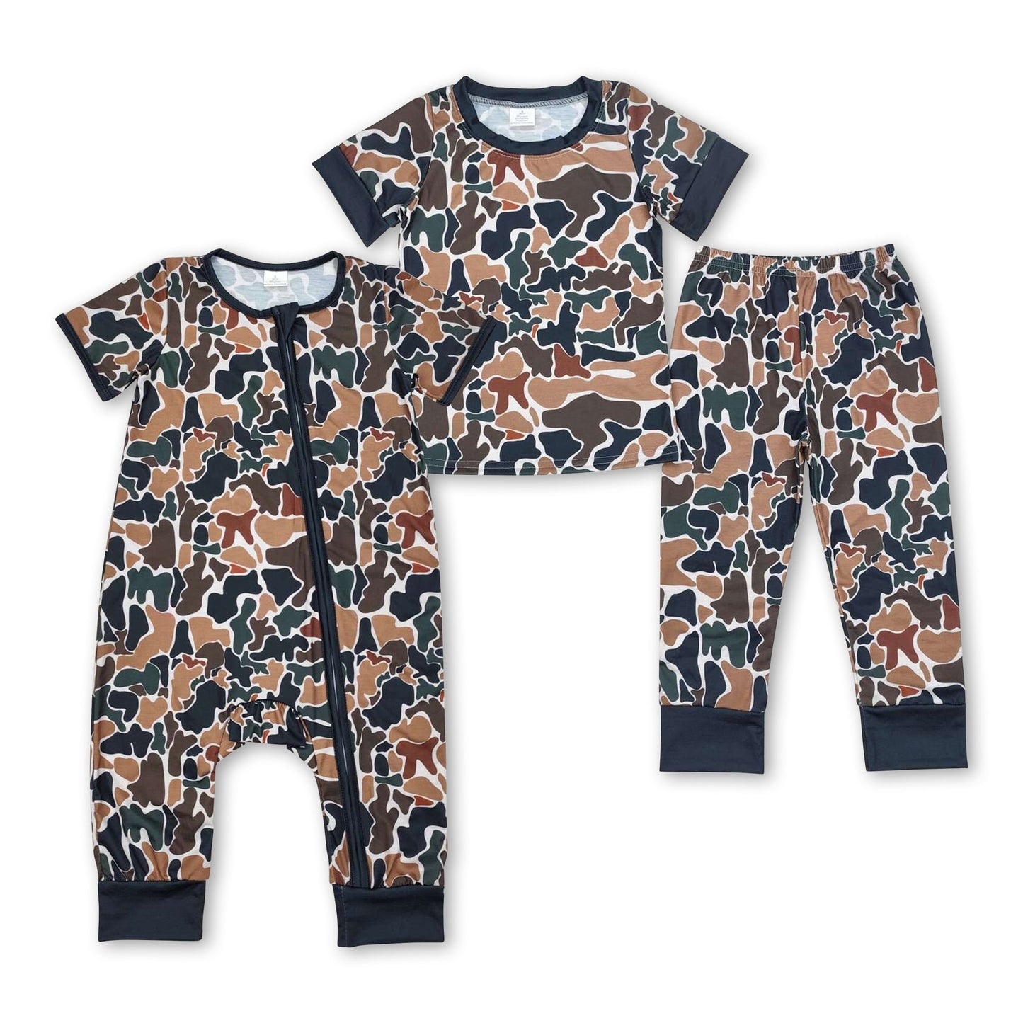 Kurzarm Camo Schlafanzug für Jungen
