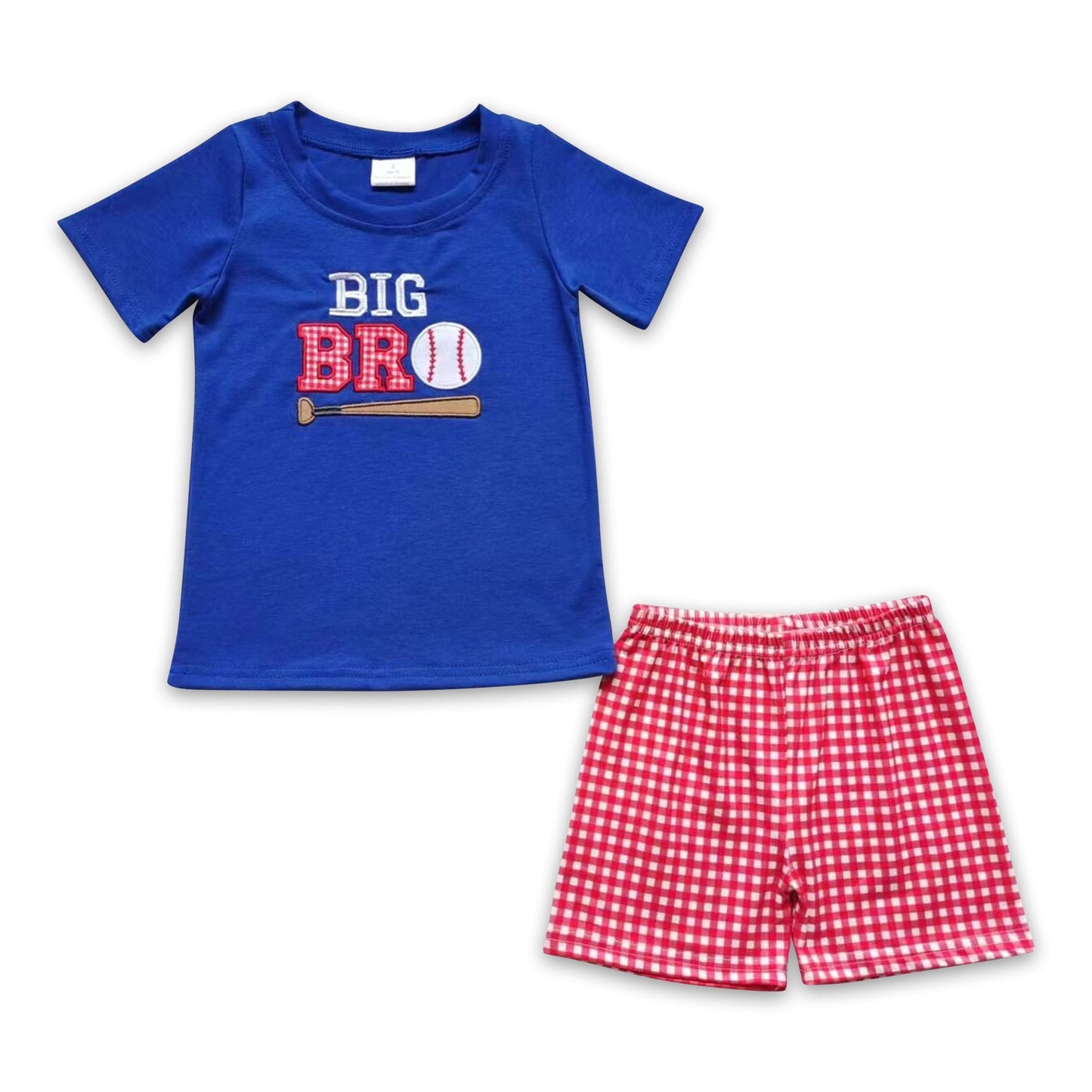 Großer Bruder Baseball Stickerei Kinder Jungen Kleidung