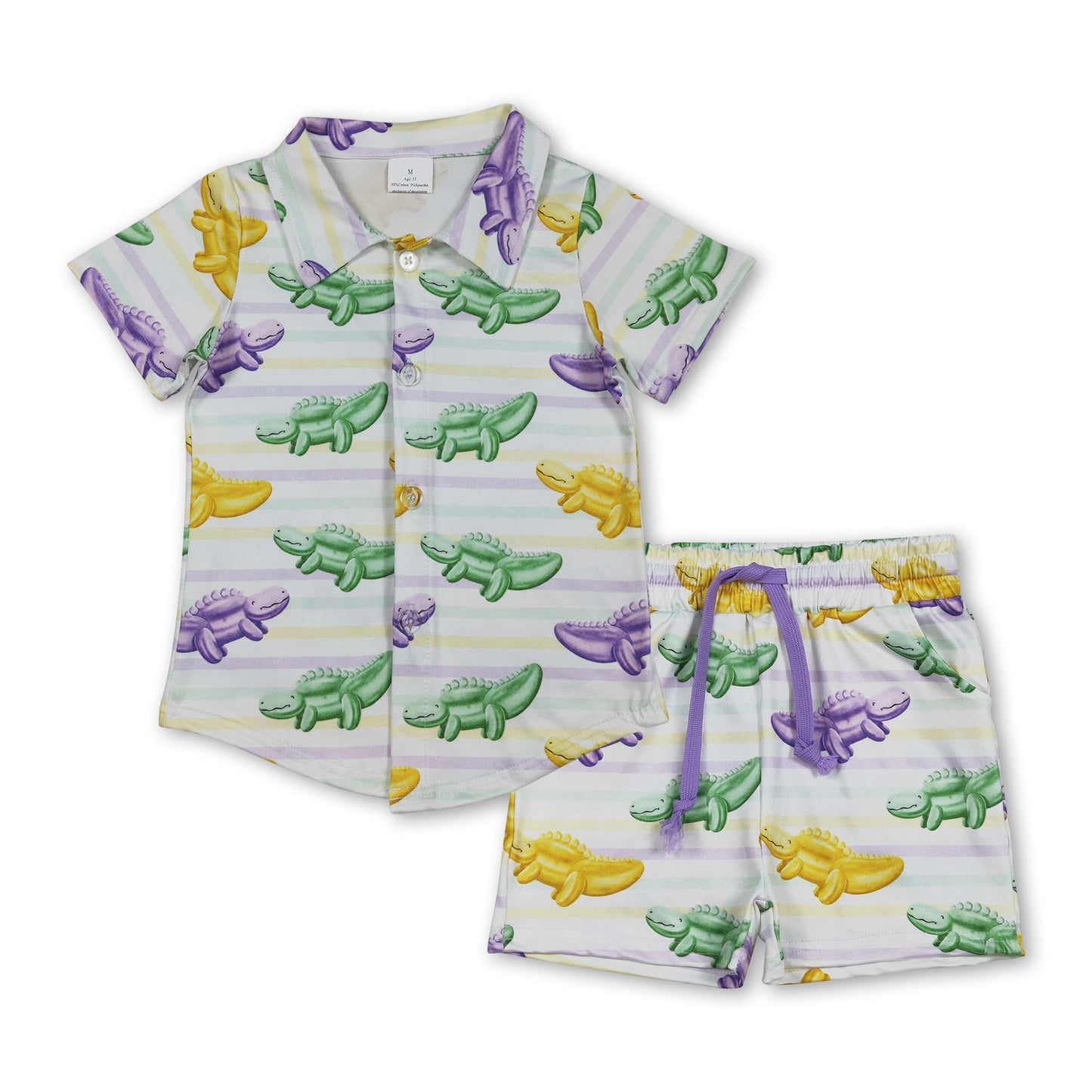 Dinosaurier Hemd Shorts Jungen Karnevals-Set