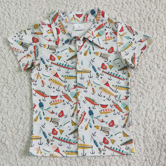 Poloshirt für Babyjungen mit Angel-Print aus einer Boutique