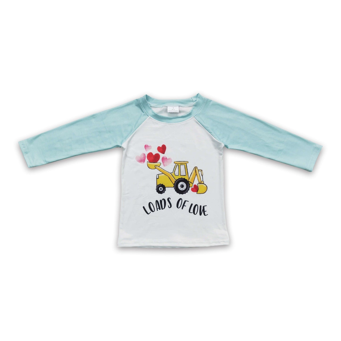 Valentinstag-Shirt für Jungen mit vielen lieben Lastwagen-Kindern
