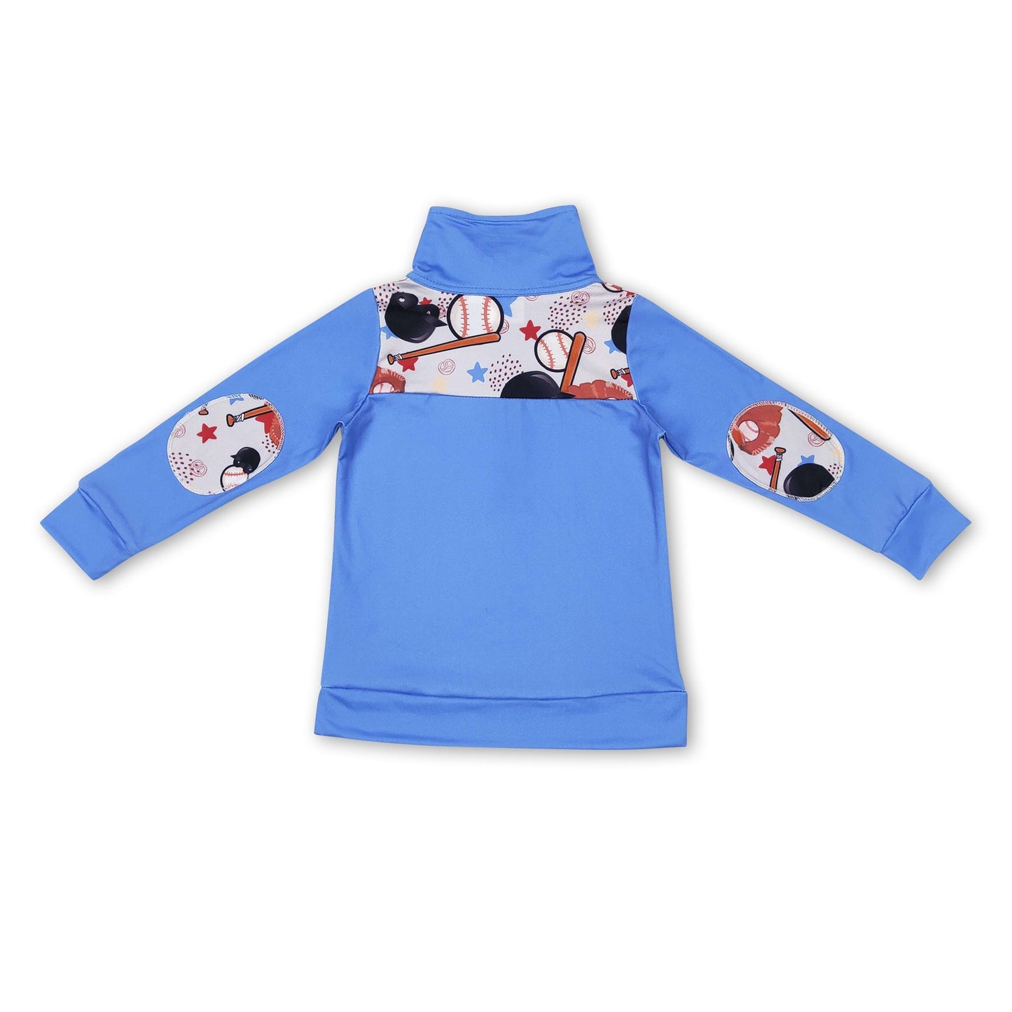 Baseball Stars Langarm Kinder Jungen Reißverschluss-Pullover