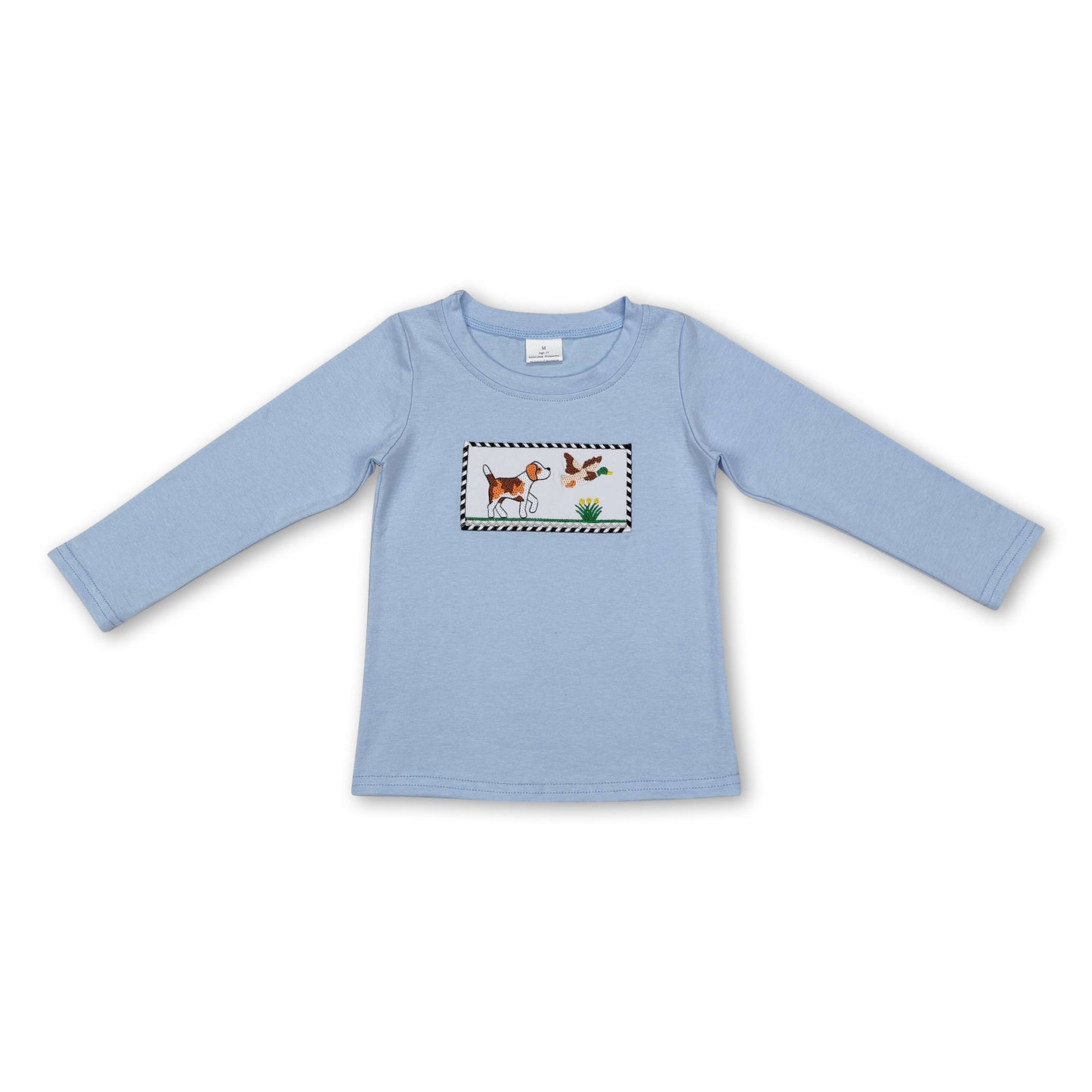 Langärmeliges Entenjagd-Shirt für Kinder und Jungen