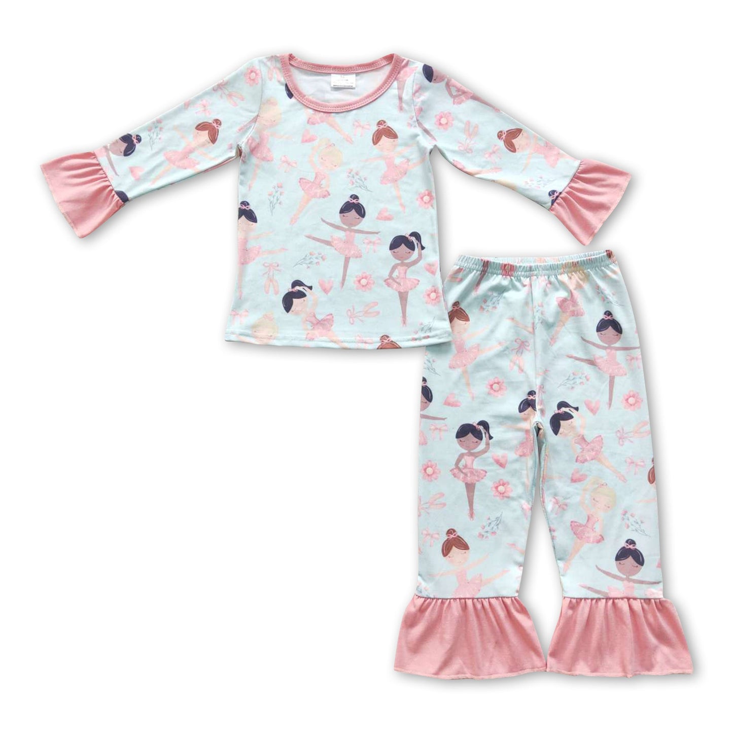 Langärmeliger Ballett-Schlafanzug für Baby-Mädchen
