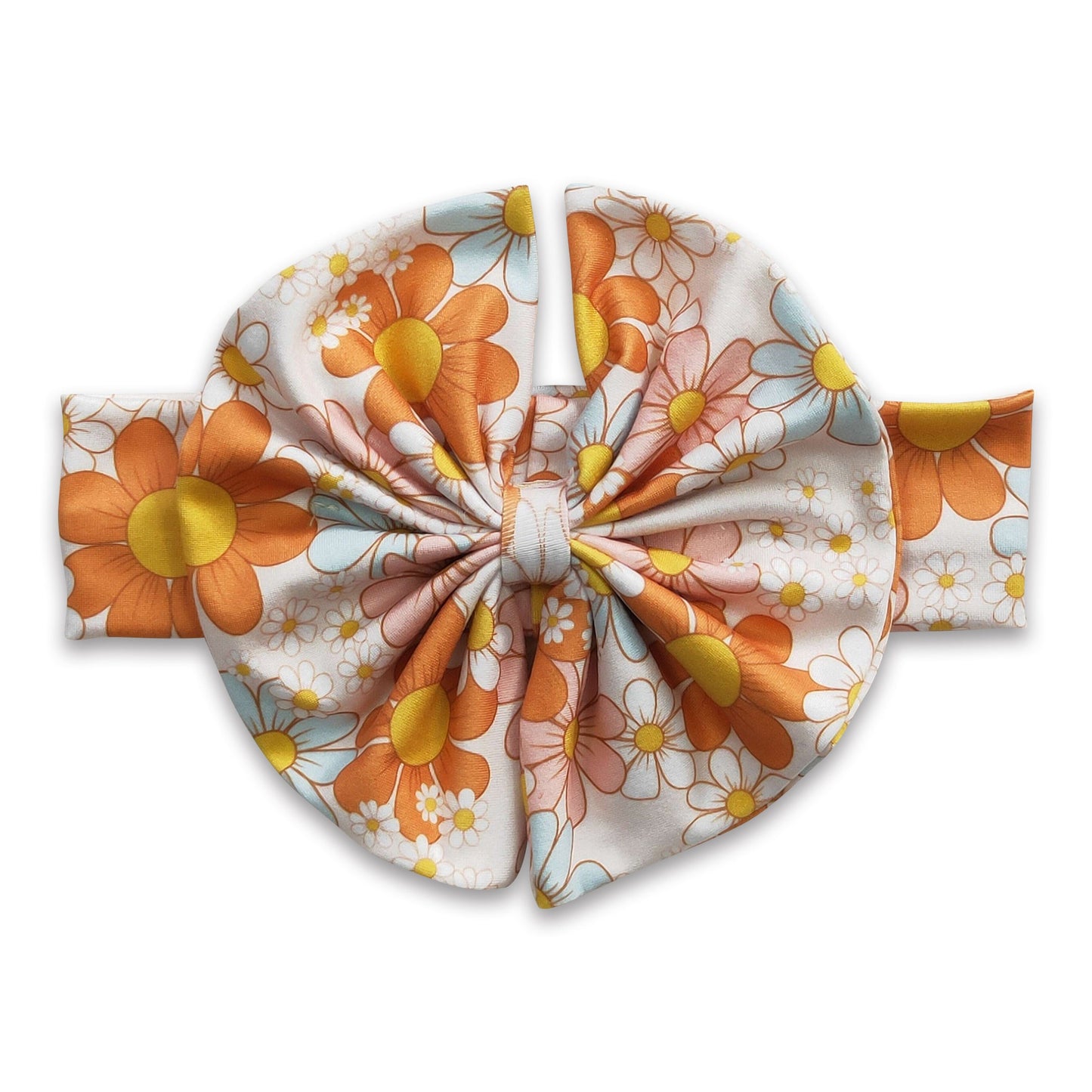 Gestreifte ärmellose Schößchen-Bluse mit Blumenmuster und Schlaghose für Baby-Mädchen