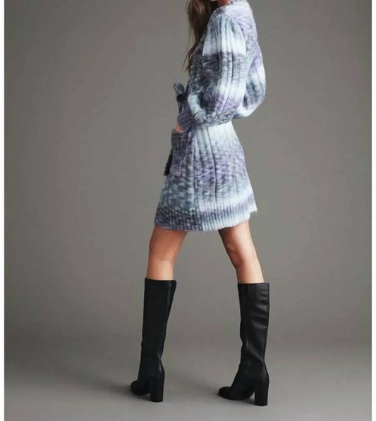 IVANNA LONG RIBBED CARDIGAN