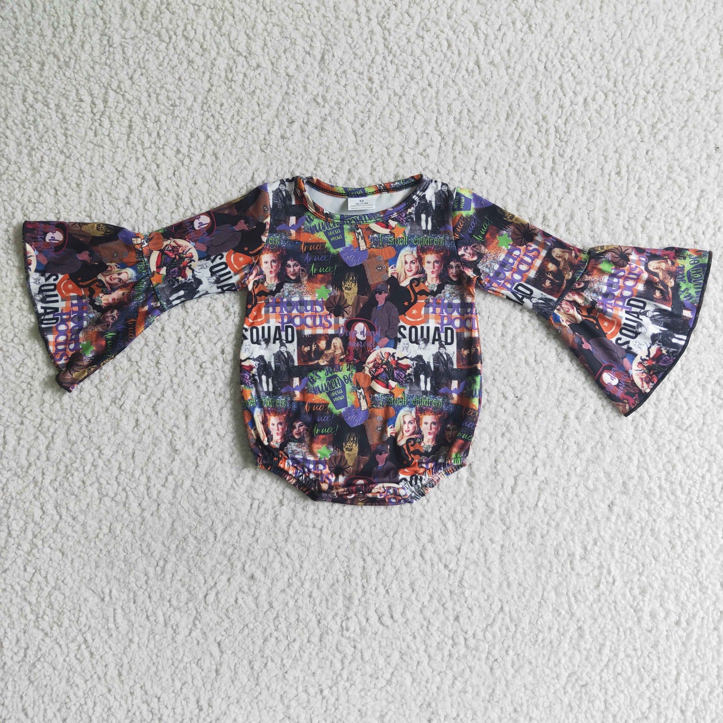 Langarm Hexen Baby Kinder Halloween Strampler