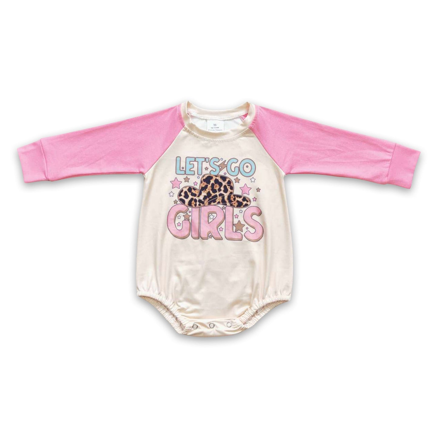 Let's go girls Hut Baby Kinder Western Strampler