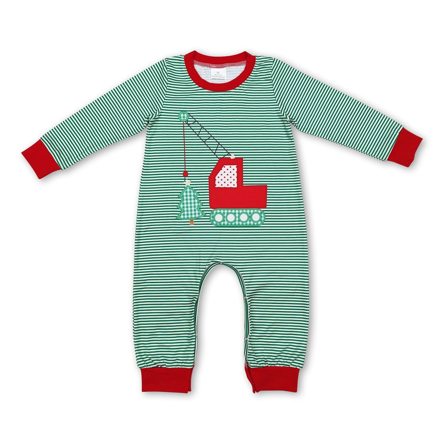 Weihnachtsbaum-Konstruktionen Strampler für Babyjungen