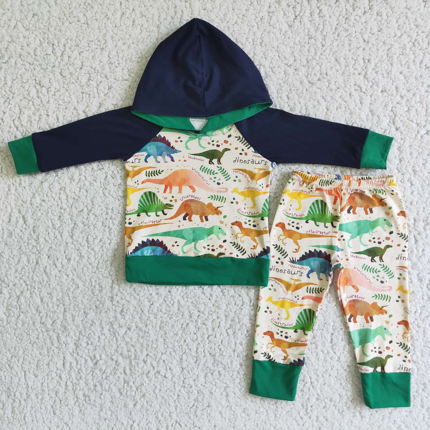 Jungen Dinosaurier Kapuzenpulli-Outfit