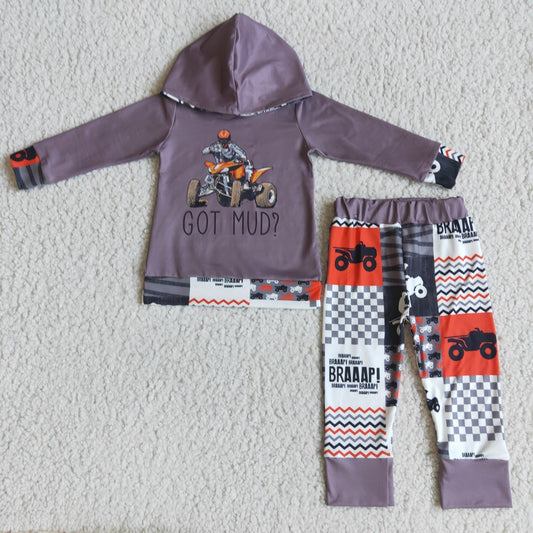 Got Mud Hoodie Patchwork Hose Jungen Boutique Kleidung