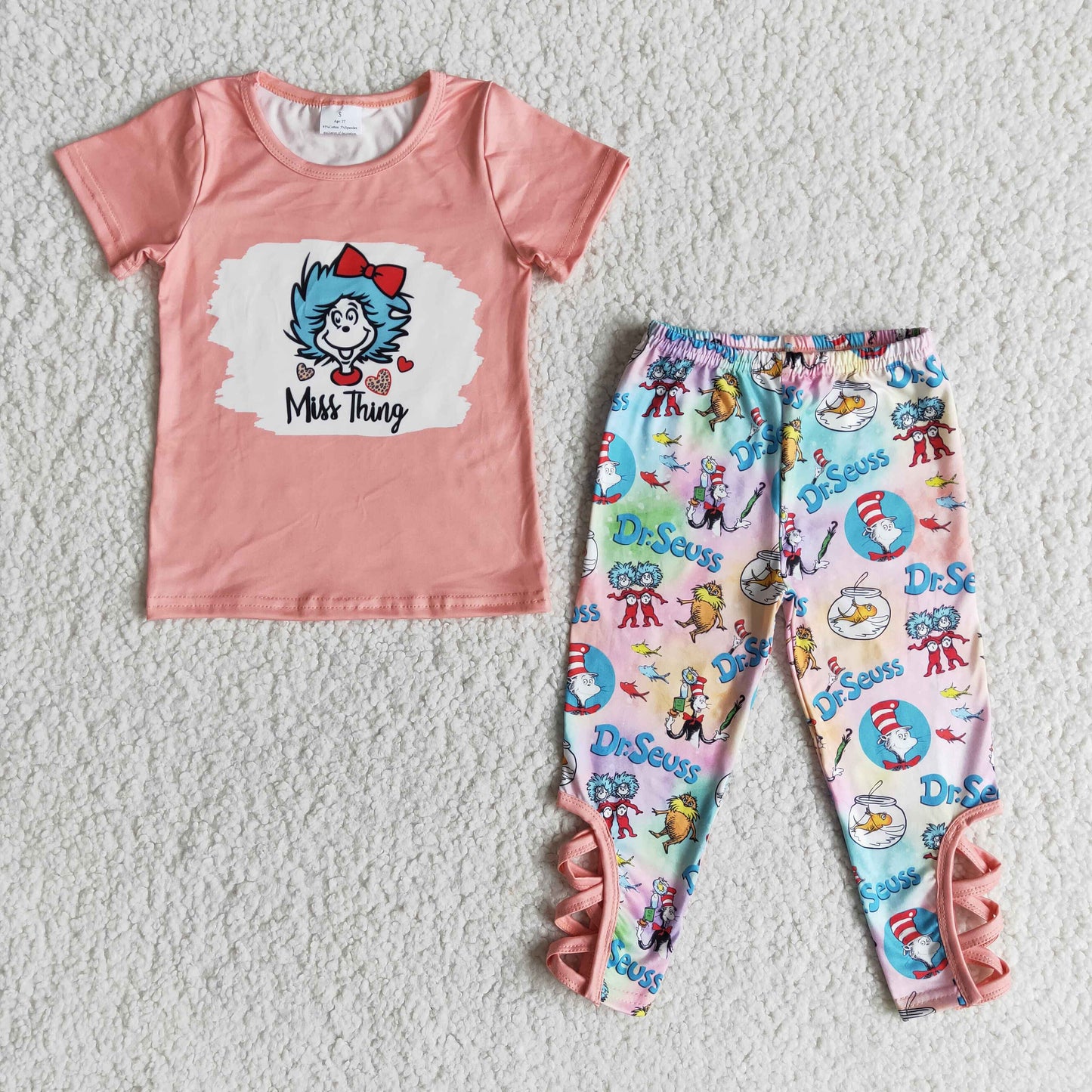 Miss thing Katze Bleiche Shirt Kreuzhose süße Mädchen Boutique Kleidung