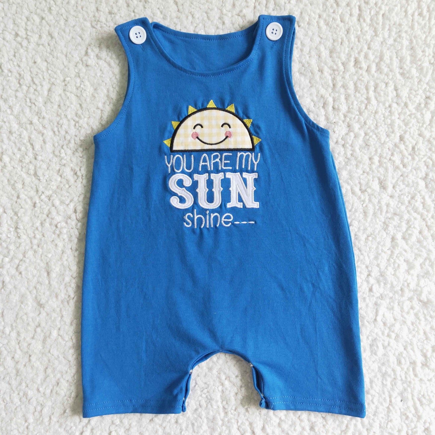 Du bist mein Sonnenschein bestickter Strampler für Babyjungen