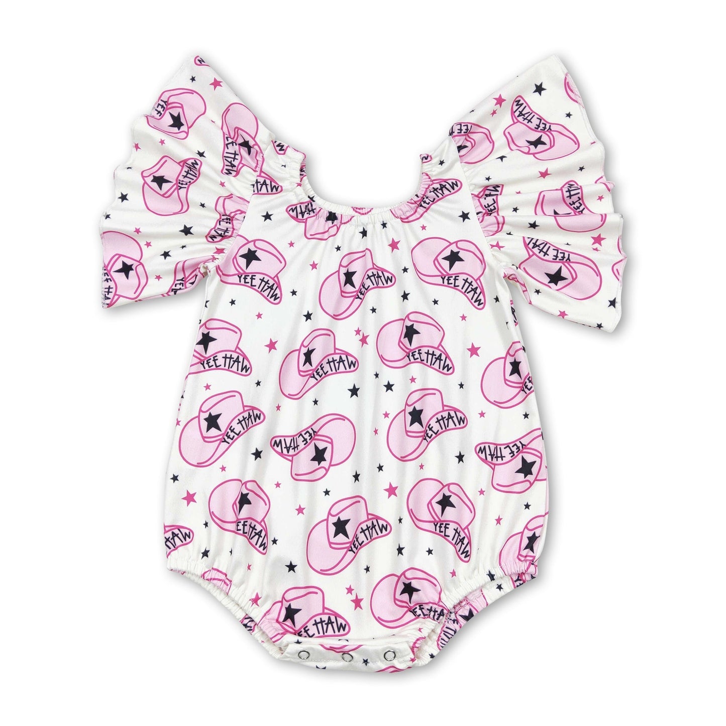 Pinker Western-Strampler für Baby-Mädchen