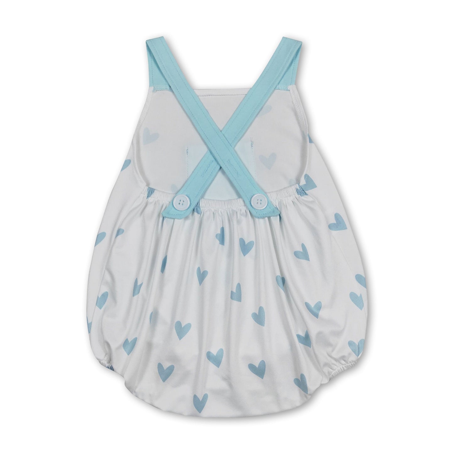Aqua Herz Baby-Jungen-Strampler zum Valentinstag