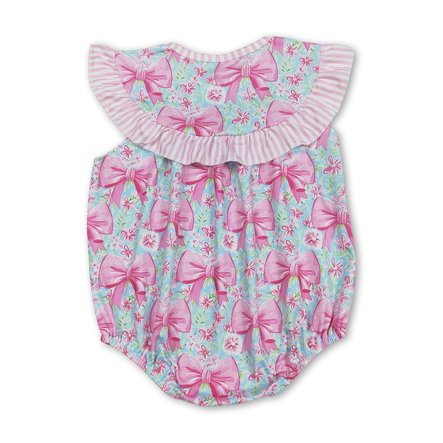 Ich liebe Papa pinke Schleife Blumenmuster Strampler für Baby Mädchen