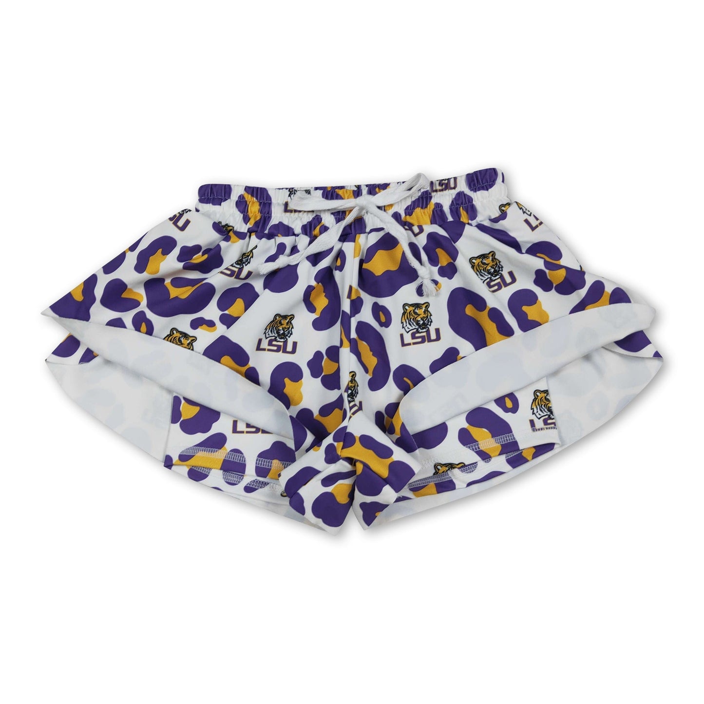 Leopard Tiger Kinder Mädchen Team Active Sommer Yoga Shorts