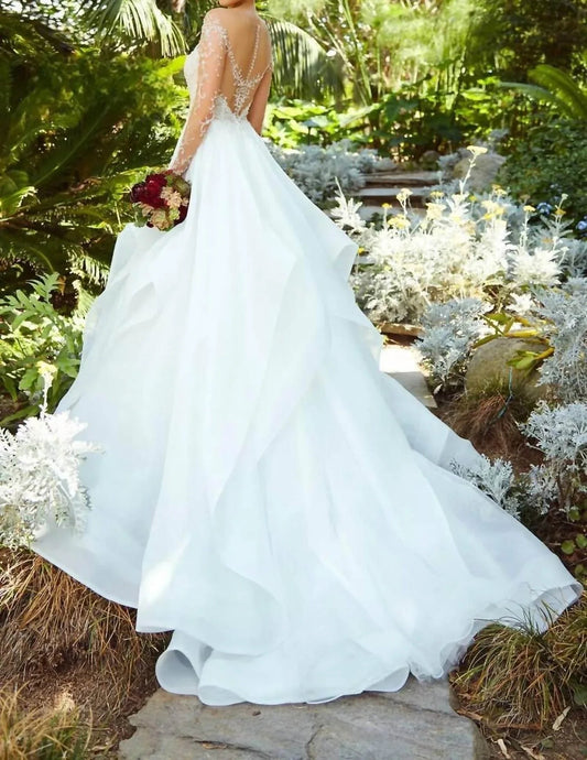 Bibi Ruffled Wedding Dress