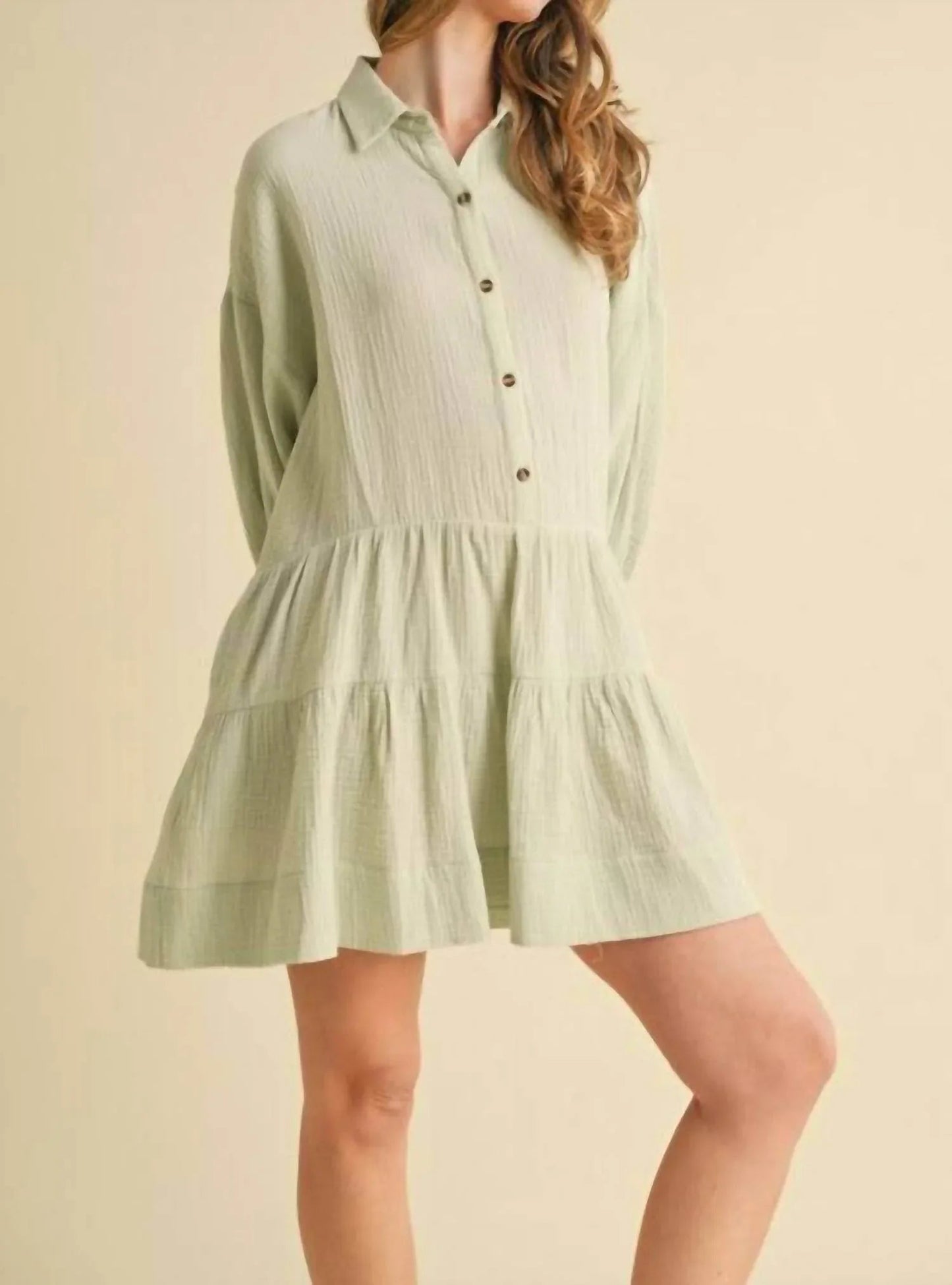 Baumwoll-Gaze-Kleid