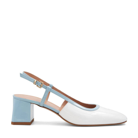 Women's Tasa Slingback Leather Pumps
